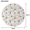 thumbnail image 6 of Cute Golden Retriever Round Tablecloth 60"x60",Wrinkle Wipeable Table Cloth for Kitchen Dining Room Picnic Patio Party, 6 of 6