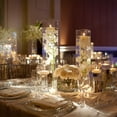 thumbnail image 4 of WGV Clear Square Glass Block Vase - 4" Wide x 20" Height, Good quality, Heavy Weighted Base - 1 Pc, 4 of 5