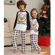 thumbnail image 4 of Conjunto de pijamas navideños 2024 Conjuntos familiares a juego Pijamas para adultos, madre e hija, padre e hijo Ropa para mamá y yo para niños, 4 of 5