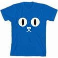 thumbnail image 3 of Oversized Cat Face Youth Natural Crew Neck Short Sleeve Tee-XL, 3 of 4