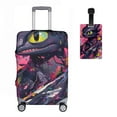 thumbnail image 2 of How to Train Y×our Dra×gon Luggage cover accessory kit, luggage tag, comfort luggage handle wrap, washable zipper closure luggage cover, 2 of 5