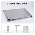 thumbnail image 4 of Projector Screen 100 120 133 Inch 16:9 Foldable Anti-Crease Grey Reflective Cloth Portable Projection Screen For Home ,Wrinkle-Free, 4 of 10