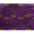 thumbnail image 4 of oneOone Georgette Viscose Fabric Leaves & Floral Block Print Fabric By The Yard 42 Inch Wide, 4 of 4