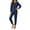 Navy, variant on Lovzfmll Loungewear Set for Boys & Girls, Colorblock Ribbed Top & Joggers, Soft Home Wear for Little Girls, 5-6 Years
