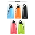 thumbnail image 2 of Zootealy 600mL Collapsible Water Bottle Foldable Water Bottle Silicone Lightweight Leak Proof BPA Free Bottle for Hiking Travel Outdoor Sports, 2 of 8