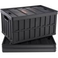 thumbnail image 1 of VEVOR Collapsible Storage Bins with Lids, 65L 3 Packs, Folding Plastic Stackable Utility Crates with Handles, Large Heavy Duty Containers for Clothes, Toys, Books, Snack, Shoes, and Grocery Organizing, 1 of 8
