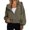 12#Army Green, variant on Sweatshirts For Women Full Zip Hoodie Oversized Plain Color Jackets Basic Long Sleeves Outerwear Fashion Trendy Clothes Loose Fit Baggy Coat