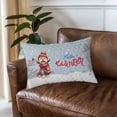 thumbnail image 3 of Hello Winter Havanese Smiling in Red Scarf Hat Welcome Christmas Quilt Pillowcase Havanese Dog Lover Gifts Idea Throw Pillow Cover Bed Home Decor - 00017, 3 of 5