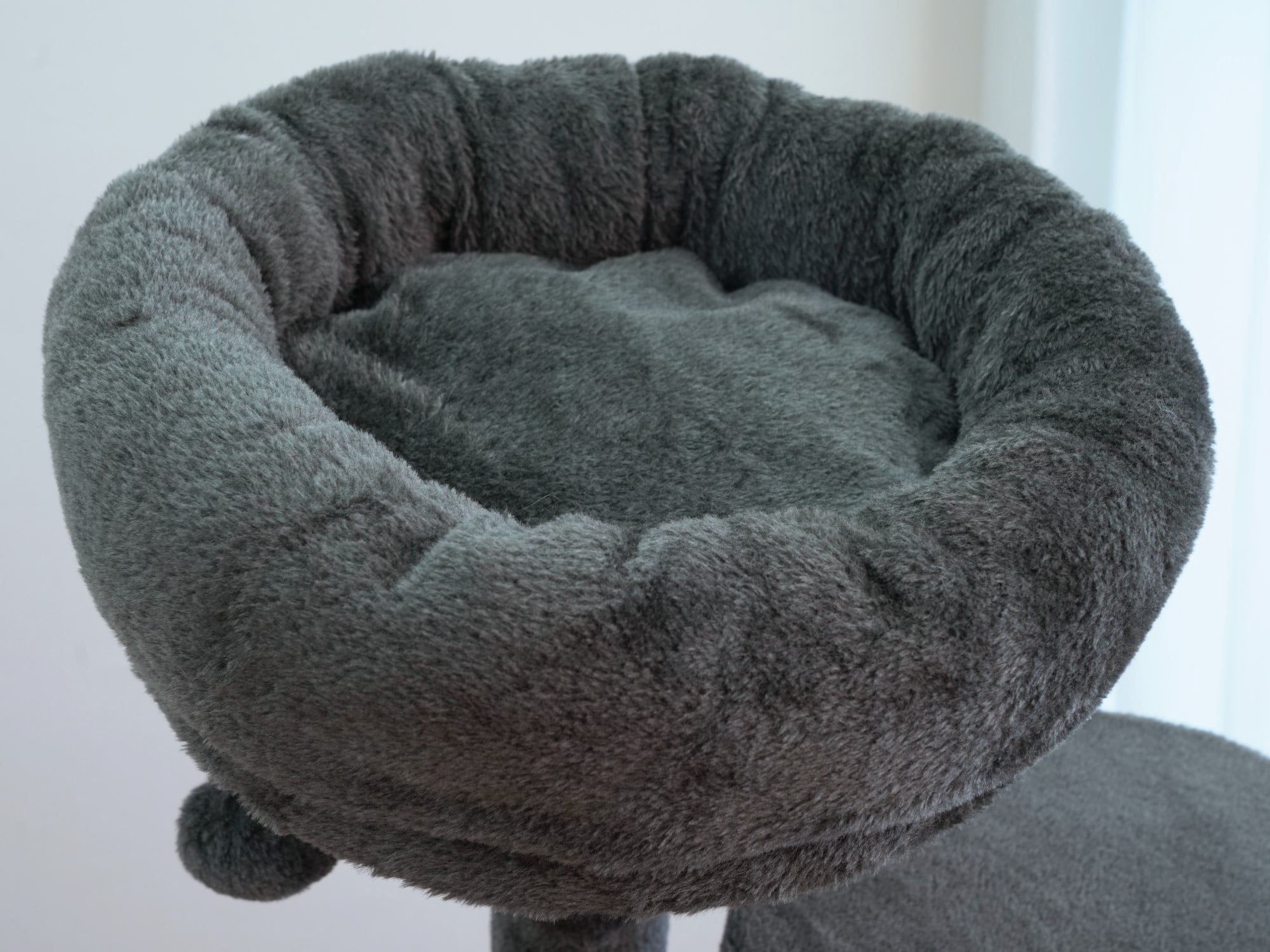 Vibrant Life 7-Level 65" Cat Tree with Hammock and Condo, Dark Gray