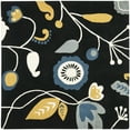 thumbnail image 6 of SAFAVIEH Soho Zoe Floral Wool Runner Rug, Black/Multi, 2'6" x 8', 6 of 8