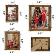 Collage Picture Frames Set of 7 in 3 Different Sizes, Wall Mount and
