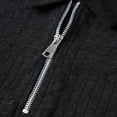 thumbnail image 7 of Dagugfen Tshirts for Men Short Sleeve 1/4 Zip Collared Neck Business Casual Tops Golf Shirts for Men, 7 of 7
