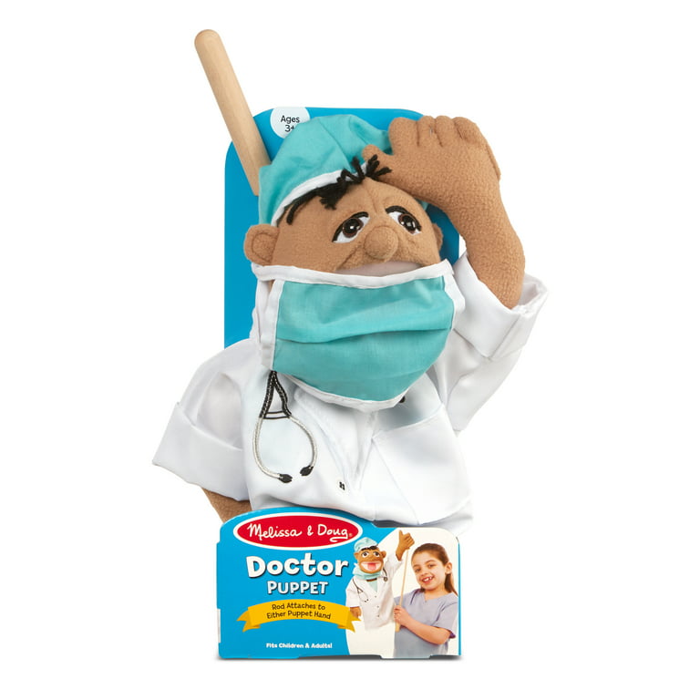 Melissa & Doug Chef Puppet with Detachable Wooden Rod (Puppets