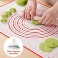 thumbnail image 2 of Small/Lager Silicone Pastry Mat for Rolling Dough Kneading Mat with Measurements Bakery Mat for Baking Oven Liner (large), 2 of 7