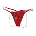 thumbnail image 2 of Victoria's Secret Very Sexy Bombshell Shine V-String Panty Lipstick Red Chains Size X-Large NWT, 2 of 3