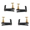 thumbnail image 4 of 4 Pcs Metal Violin Fine Tuner String Adjuster Tuning Black for 4/4 3/4 Violins, 4 of 9