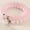 White pink, variant on Hollow Cross Color Beaded Bracelet