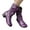 Purple, variant on Women's Mid Calf Western Boots Cowboy Cowgirl Slouchy Short Booties Chunky Heel Pull on Dress Outdoor Fall Shoes Purple 11