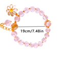 thumbnail image 4 of Guardurnaity de cuentas Dido para mujeres y niñas, colgante de flor dulce, cadena de mano, brazalete, , regalo de joyería Ropa, zapatos y accesorios Miscelánea Violeta, 4 of 6