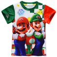 thumbnail image 1 of Super Mario Costume, T-Shirt à Manches Courtes pour Garçons-HAPDEN, 1 of 4