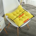 thumbnail image 6 of Non Slip Chair Pads with Ties for Dining Chairs Indoor Kitchen Seat Cushions Square Chair Cushions Warm Floor Cushion for Kids Adults office Long Sitting (15.75*15.75Inch), 6 of 8