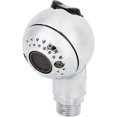 thumbnail image 1 of Queilt Shower Head Adapter, Side Switch for Shampoo, Hair Styling Accessories, Lightweight Heat Resistant Stainless Steel Shower Head with 2 Speed Adjustment Buttons., 1 of 5