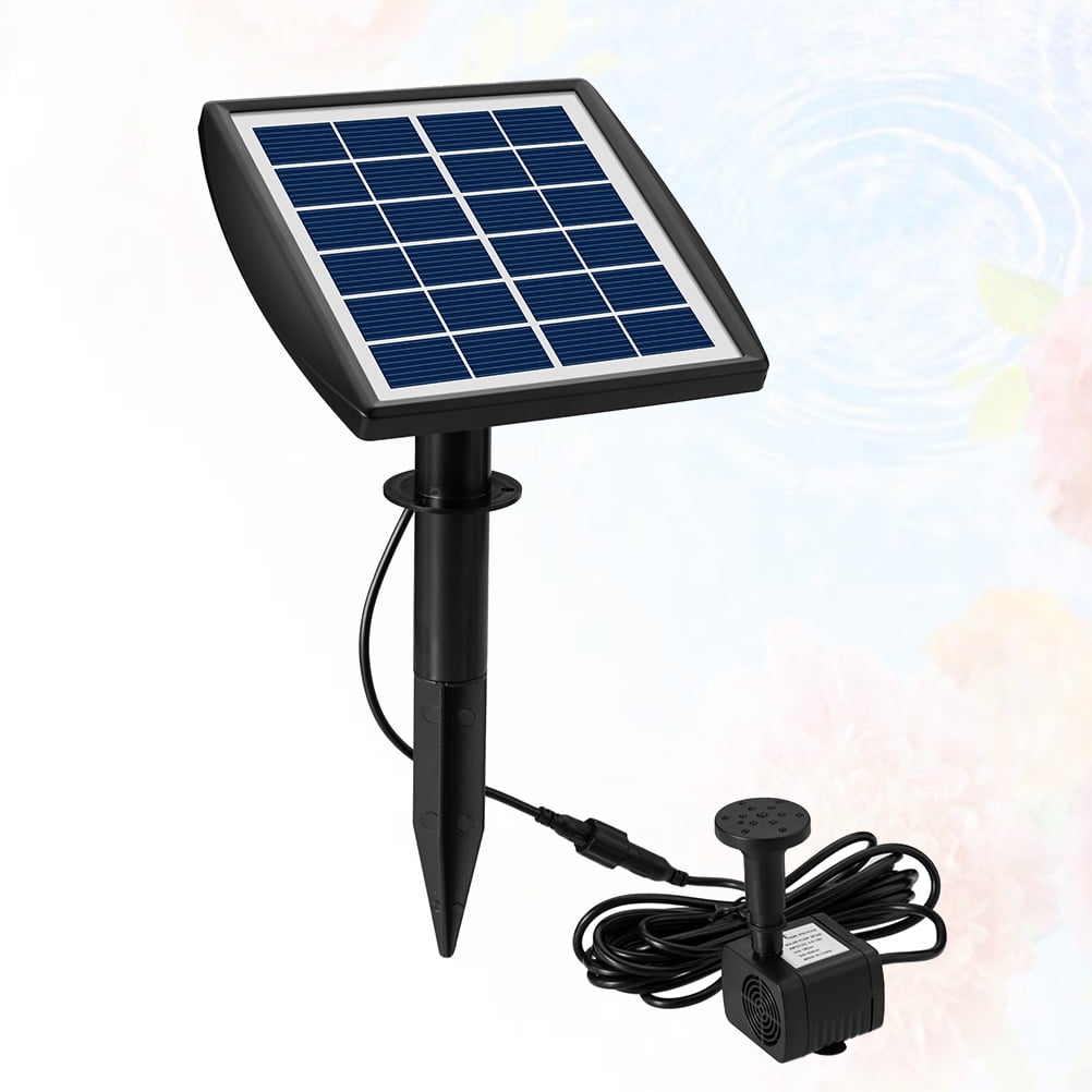 Solar power water pump 1pc Water Pump Fountain Inserted Floor Plug