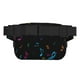 thumbnail image 3 of Balery Color Musical Notes Mochila Cinturón para Mujeres y Hombres, Bolsa de Cintura Impermeable de Doble Capa con Correa, 3 of 9