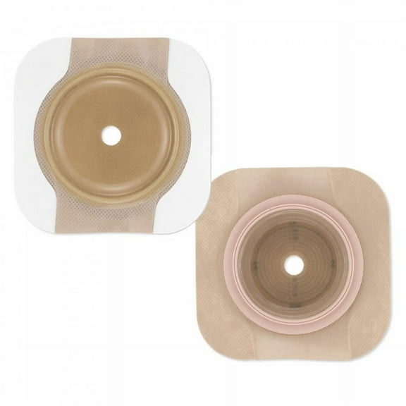 New Image CeraPlus Ostomy Barrier, 44 mm Flange, 1 Inch Opening, Green Code, 5 Count