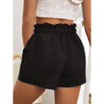 thumbnail image 5 of Yubnlvae Women's Summer Shorts - High Waist Casual Elastic Waist Shorts Black L, Women Elastic Summer Womens Casual Shorts Shorts And High Solid Waist Women's Shorts, 5 of 5