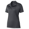 thumbnail image 5 of Yellow Rooster Women’s Micropique Sport-Wick Polo T-Shirts Iron Grey 4XL, 5 of 6