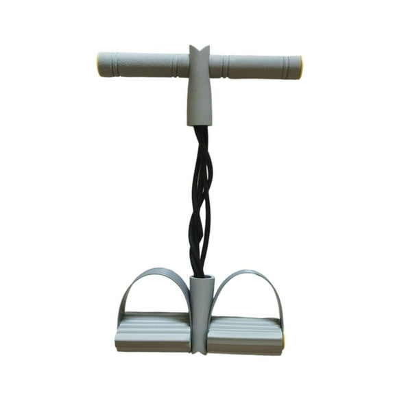 Ovzne Upgrade 4-Tube Pedal Resistance Bands - Ankle Puller Stretch Bands For Sit-Ups, Full-Body Fitness Weight Loss