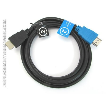 Pro Replacement Video Cable - Substitute for Anderic Generics 2 pack 6 foot 1.4 3D capable HDMI Cable (p/n: HDMI6/2pack) TV Cable: Anderic Generics 6 Foot HDMI Cable (p/n: HDMI6) (new)