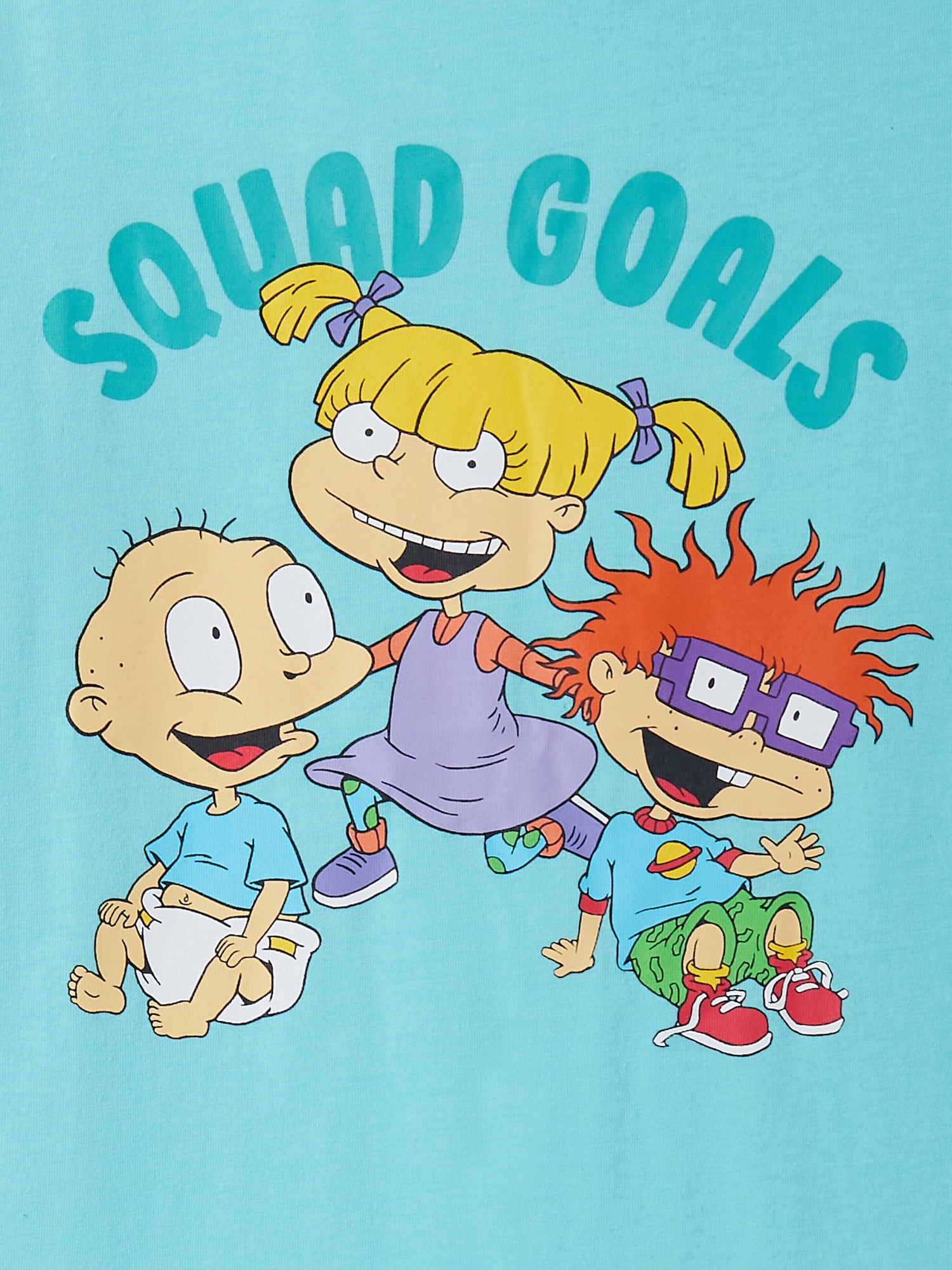 Nickelodeon Rugrats Girls Short Sleeve T-Shirts, 2-Pack, Sizes 4-16