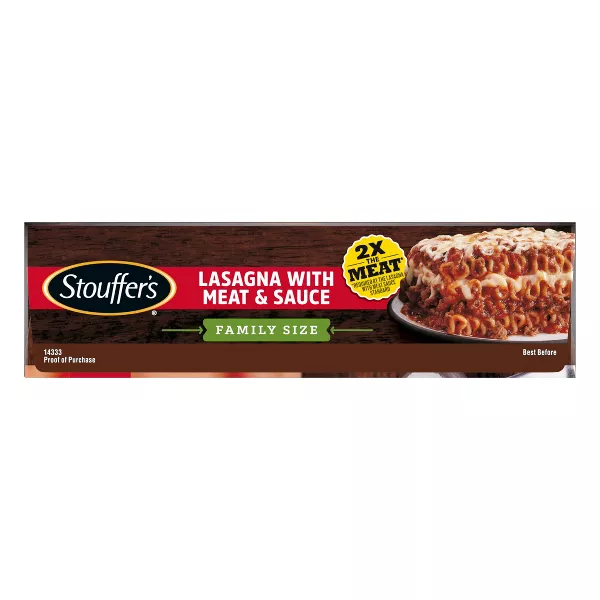 Stouffer's Frozen Lasagna with Meat & Sauce Family Size - 38oz - Pack ...