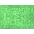 thumbnail image 1 of Ahgly Company Indoor Rectangle Oriental Emerald Green Traditional Area Rugs, 7' x 9', 1 of 4