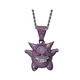 thumbnail image 1 of Cadena De Eslabones Gengar Collares De Diamantes Violeta Oscuro, 1 of 5