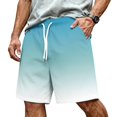 thumbnail image 2 of Satingcolo Men's Baggy Sweat Shorts Fleece Lounge Shorts Casual Lightweight Drawstring Y2k Loose Fit Shorts Khaki M, 2 of 5
