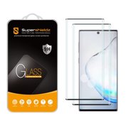 Supershieldz Designed for Samsung Galaxy Note 10 Tempered Glass Screen Protector, Anti Scratch, Bubble Free (Black) (2 Pack)