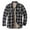 Navy, variant on VEKDONE 2025 Clearance Mens Long Sleeve Berber Fleece Lined Button Down Camp Flannel Shirts Brushed Cotton Thermal Sherpa Plaid Jackets