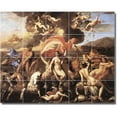 thumbnail image 1 of Ceramic Tile Mural-Nicholas Poussin Mythology Kitchen Tile Mural 30. 30" w x 24" h using (20) 6 x 6 ceramic tiles, 1 of 3