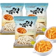 thumbnail image 1 of Korean Rice Cakes Tteokbokki Stick Vegan Non-GMO Gluten Free Tteok Pasta Asian Snacks & Food, Gluten Free (2 Packs), 1 of 5