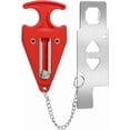 thumbnail image 1 of czcpp-Portable Door Lock for Travel Door Lock Hotel Room Security Devices Apartment Jammer Additional Safety for Traveling Home College 2022 Upgrade (Red), 1 of 4