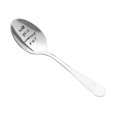 thumbnail image 2 of Tableware,Personalized Stainless Steel Spoon with Engraved Letters - Long Handle Stirring Spoon, Wedding & Valentine's Day Gift, Elegant Tableware, Customized Cutlery, 2 of 8