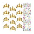 thumbnail image 1 of wonima44 Yaomiao 22 pack DIY Crowns Set Include 12 Pcs Foam Princess Crowns and 10 Pcs Diamond Sticker for Kids, 1 of 1