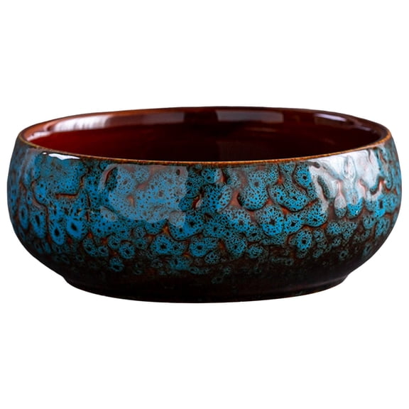 CZSCPDAW Lotus Bowl Planter, Ceramic Construction for Seedlings, Flowers and Indoor or Outdoor Plants