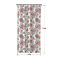 thumbnail image 5 of Pioneer Flower Floral Print Pattern Shower Curtain 36"x72", Bathroom Decorative Shower Curtain Set with 12 Hooks, Waterproof Washable, 5 of 6