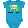 thumbnail image 3 of Inktastic Montana Lake and Trees in Bear Silhouette Boys or Girls Baby Bodysuit, 3 of 5