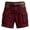 Wine, variant on Cargo Shorts Men Textured Lightweight Performance Hiking Cargo Shorts Summer Relaxed Running Outdoor Shorts