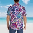 thumbnail image 6 of Daiia Cute Nautical Hawaiian Shirt for Men Gentle Cotton Regular Short Sleeve Casual-XX-Large, 6 of 9